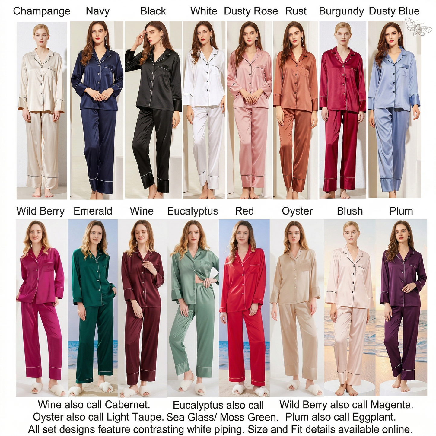 Satijnen Pyjama