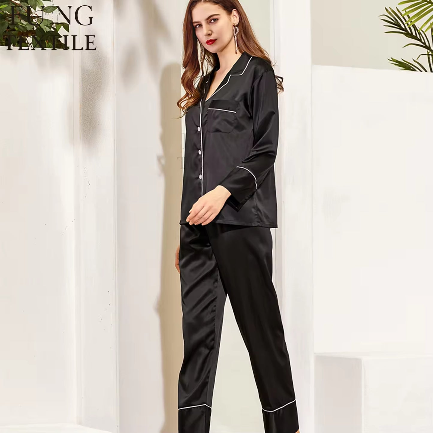 Satijnen Pyjama